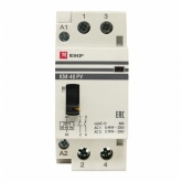 Контактор модульный EKF КМ РУ 40А NO+NC 230В AC 2 модуля с ручным управлением