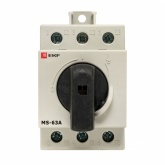 Рубильник модульный EKF PROxima MS-63A 3P 63А трехфазный (выключатель нагрузки)
