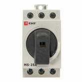 Рубильник модульный EKF PROxima MS-25A 3P 25А трехфазный (выключатель нагрузки)