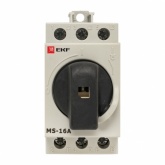 Рубильник модульный EKF PROxima MS-16A 3P 16А трехфазный (выключатель нагрузки)