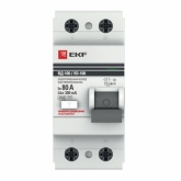 УЗО EKF PROxima ВД-100 2P 80А/300мА (электромеханическое) АС (ВДТ)