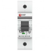 Автоматический выключатель EKF PROxima ВА 47-125 1P 80А (D) 15кА (автомат электрический)