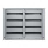 Щит металлический навесной TDM ЩРН-144 (2х4х18) модулей (632х780х120) 2 двери IP31 серый