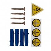 Щит металлический навесной TDM ЩРН-144 (2х4х18) модулей (632х780х120) 2 двери IP31 серый