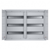 Щит металлический навесной TDM ЩРН-90 (2х3х15) модулей (500х680х120) 2 двери IP31 серый