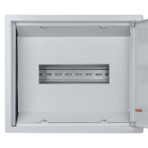 Щит металлический навесной TDM ЩРН-09 9 модулей (265х310х120) IP31 серый