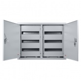 Щит металлический встраиваемый TDM ЩРВ-90 (2х3х15) модулей (550х730х120) 2 двери IP31 серый