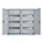 Щит металлический встраиваемый TDM ЩРВ-72 (2х3х12) модулей (550х610х120) 2 двери IP31 серый