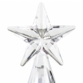 Фигура светодиодная на подставке Елочка со звездой, 37см RGB