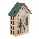 Деревянная фигурка с подсветкой Neon-Night Домик в лесу 19х6х26 см