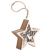 Деревянная фигурка с подсветкой Neon-Night Звездочка 24x13x3,6 см