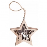 Деревянная фигурка с подсветкой Neon-Night Звездочка 24x13x3,6 см