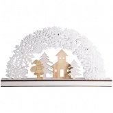 Деревянная фигурка с подсветкой Neon-Night Рождественская сказка 44,5x6x24 см