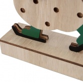 Деревянная фигурка с подсветкой Neon-Night Снеговик 18 см