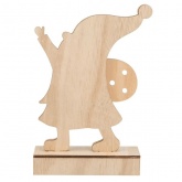 Деревянная фигурка с подсветкой Neon-Night Дед Мороз 18 см