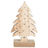 Деревянная фигурка с подсветкой Neon-Night Елочка 11,5x5x19 см