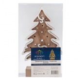 Деревянная фигурка с подсветкой Neon-Night Елочка 11,5x5x19 см