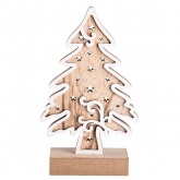 Деревянная фигурка с подсветкой Neon-Night Елочка 11,5x5x19 см