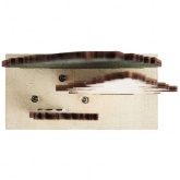 Деревянная фигурка с подсветкой Neon-Night Елочка с оленем 12x6x21,5 см