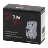 Дифавтомат ЭРА 1П+Н В16А 10мА тип A однофазный электронный 6кА АВДТ-64 (NO-902-09) (дифференциальный автомат, АВДТ)