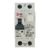 Дифавтомат ЭРА 1П+Н В16А 10мА тип A однофазный электронный 6кА АВДТ-64 (NO-902-09) (дифференциальный автомат, АВДТ)