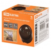 Накладная розетка TV-R-SAT оконечная TDM Болонь фарфор коричневый