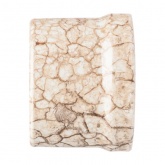 Накладная розетка RJ11+RJ45 двойная TDM Болонь фарфор мраморный