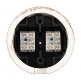 Накладная розетка RJ45 двойная TDM Болонь фарфор мраморный