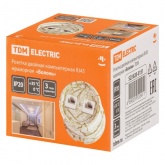 Накладная розетка RJ45 двойная TDM Болонь фарфор мраморный