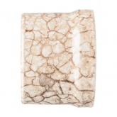 Накладная розетка RJ11 двойная TDM Болонь фарфор мраморный