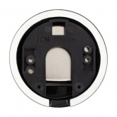 Накладная розетка TV-R-SAT проходная TDM Болонь фарфор черный