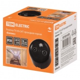 Накладная розетка TV-R-SAT оконечная TDM Болонь фарфор черный