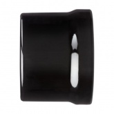 Накладная розетка RJ11+RJ45 двойная TDM Болонь фарфор черный