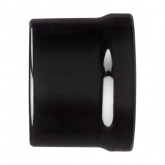 Накладная розетка RJ45 двойная TDM Болонь фарфор черный