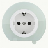 Рамка круглая Экопласт Vintage оконечная из натурального светлого стекла