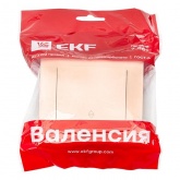 Переключатель 1-клавишный EKF PROxima 10А IP20 Валенсия кремовый