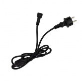 Гирлянда мультишарики, D17,5мм, 10м, черный каучук, 80LED IP65 230V свечение с динамикой, цвет RGB