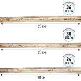 Светодиодный дюралайт постоянное свечение (2W) – теплый белый, 36 LED/м, бухта 100 м