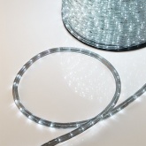 Светодиодный дюралайт 2W белый 30 LED/2Вт/м, постоянное свечение, D13мм, бухта 100м