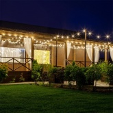 Гирлянда Белт-Лайт 2 жилы шаг 50 см патроны E27 влагостойкая IP54