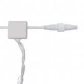 Гирлянда Умный дождь 3 секции LED 1x3м, 4x3 нитей 30W 24V 8 каналов 672 белые диоды IP65