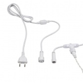 Гирлянда светодиодная Дождь 2x6m 768LED 230V теплый белый, эффект мерцания, белый провод IP65