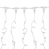 Гирлянда светодиодная Дождь 2x6m 768LED 230V теплый белый, эффект мерцания, белый провод IP65