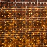 Гирлянда светодиодная Дождь 2x6m 768LED 230V теплый белый, эффект мерцания, прозрачный провод IP65