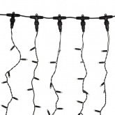 Гирлянда светодиодная Дождь 2x6m 768LED 230V теплый белый, постоянное свечение, черный провод IP65