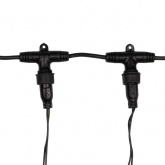 Гирлянда светодиодная Дождь 2x6m 768LED 230V теплый белый, постоянное свечение, черный провод IP65