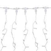Гирлянда светодиодная Дождь 2x6m 768LED 230V теплый белый, постоянное свечение, белый провод IP65