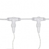 Гирлянда светодиодная Дождь 2x6m 768LED 230V теплый белый, постоянное свечение, белый провод IP65