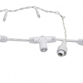 Гирлянда светодиодная Дождь 2x6m 768LED 230V теплый белый, постоянное свечение, белый провод IP65