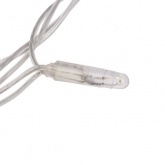 Гирлянда светодиодная Дождь 2x6m 360LED 24V белый эффект водопада, прозрачный провод IP65